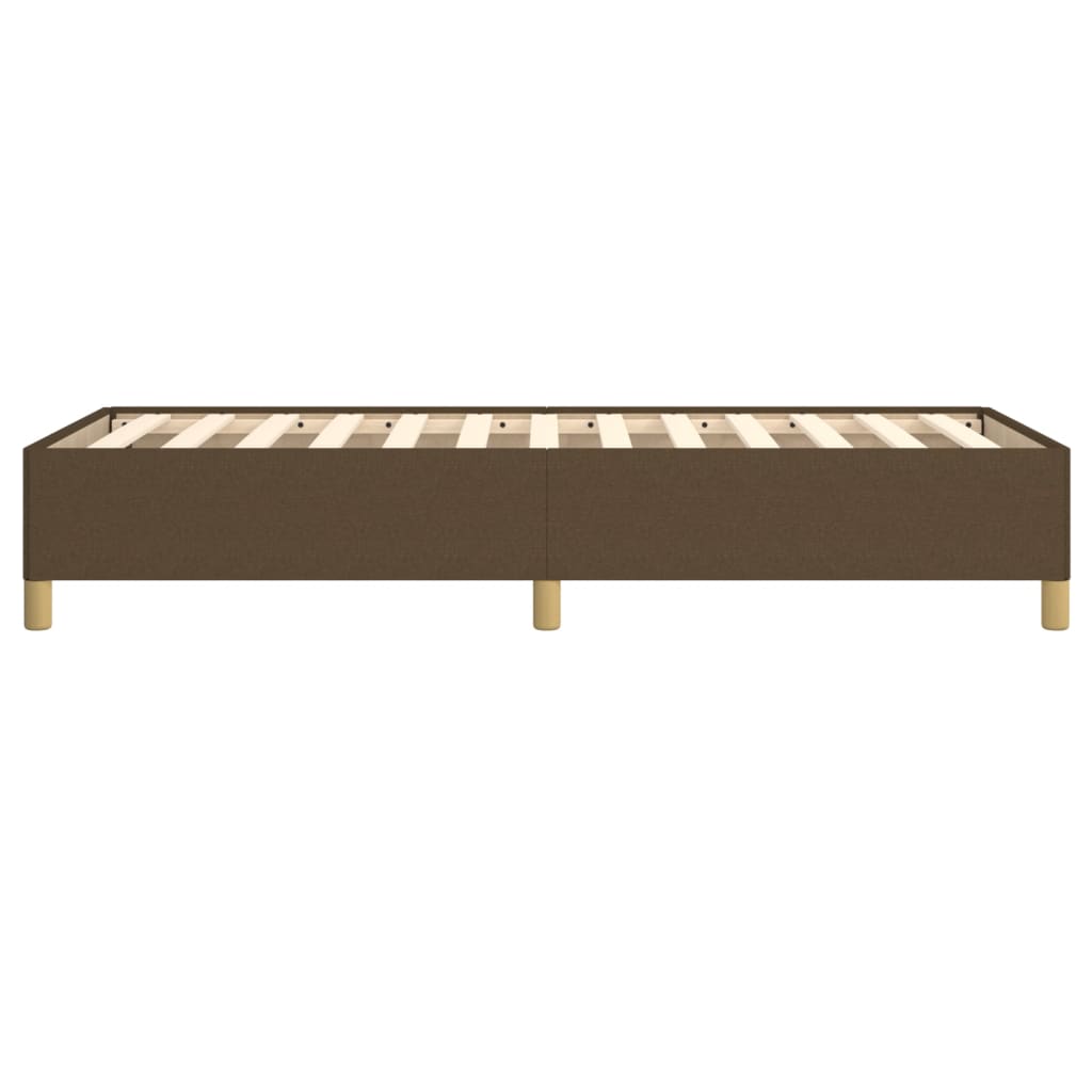 Bedframe stof donkerbruin 90x200 cm 90 x 200 cm 35 cm