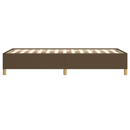 Bedframe stof donkerbruin 90x200 cm 90 x 200 cm 35 cm