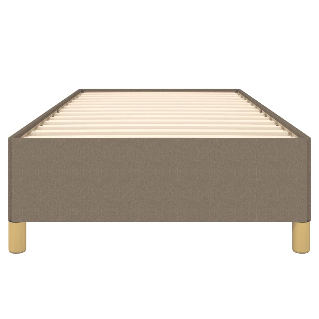 Bedframe stof taupe 90x200 cm 90 x 200 cm 35 cm