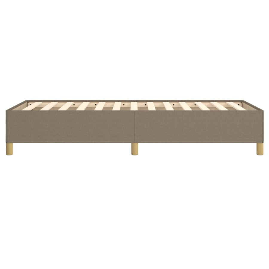Bedframe stof taupe 90x200 cm 90 x 200 cm 35 cm