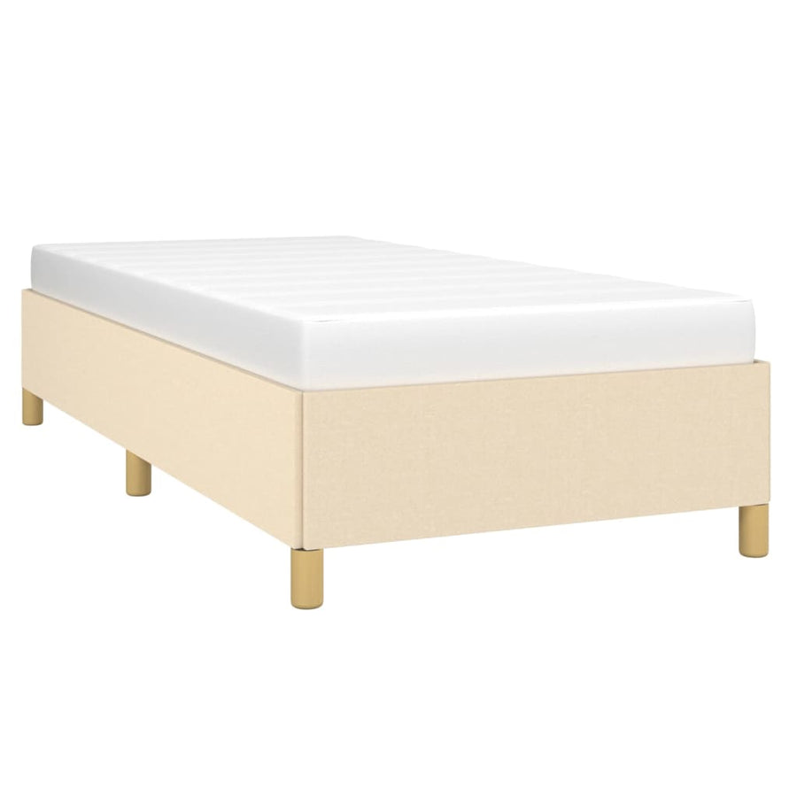 Bedframe Stof Kleurig Crème 90 x 200 cm 35 cm