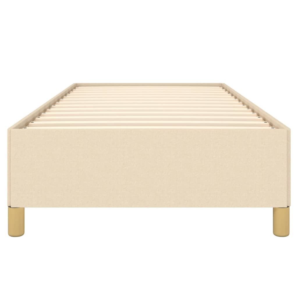 Bedframe Stof Kleurig Crème 90 x 200 cm 35 cm