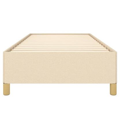 Bedframe Stof Kleurig Crème 90 x 200 cm 35 cm