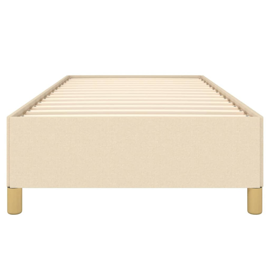 Bedframe Stof Kleurig Crème 90 x 200 cm 35 cm