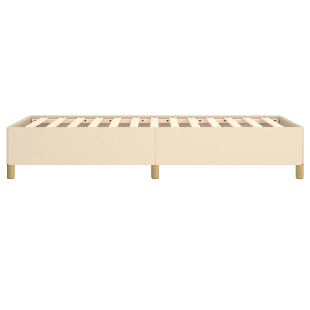 Bedframe Stof Kleurig Crème 90 x 200 cm 35 cm