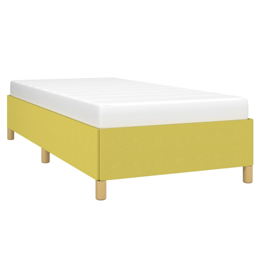 Bedframe stof groen 90x200 cm 90 x 200 cm 35 cm