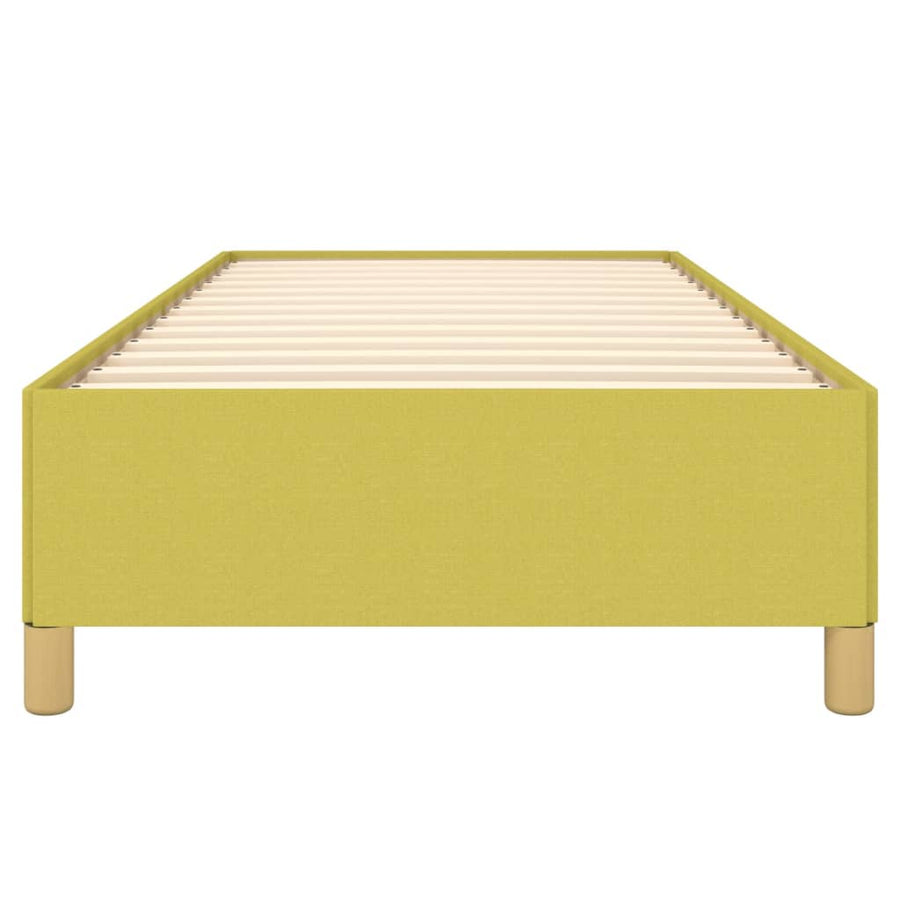 Bedframe stof groen 90x200 cm 90 x 200 cm 35 cm