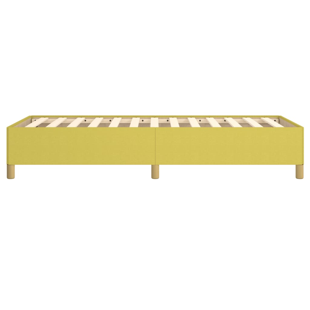 Bedframe stof groen 90x200 cm 90 x 200 cm 35 cm