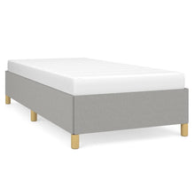 Bedframe Stof Lichtgrijs 100 x 200 cm 35 cm