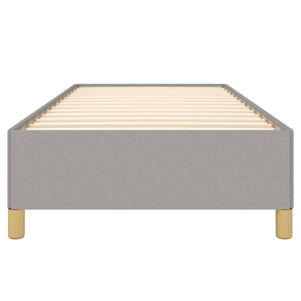 Bedframe Stof Lichtgrijs 100 x 200 cm 35 cm