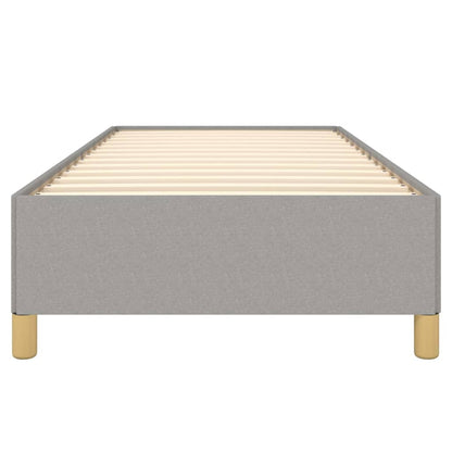 Bedframe Stof Lichtgrijs 100 x 200 cm 35 cm