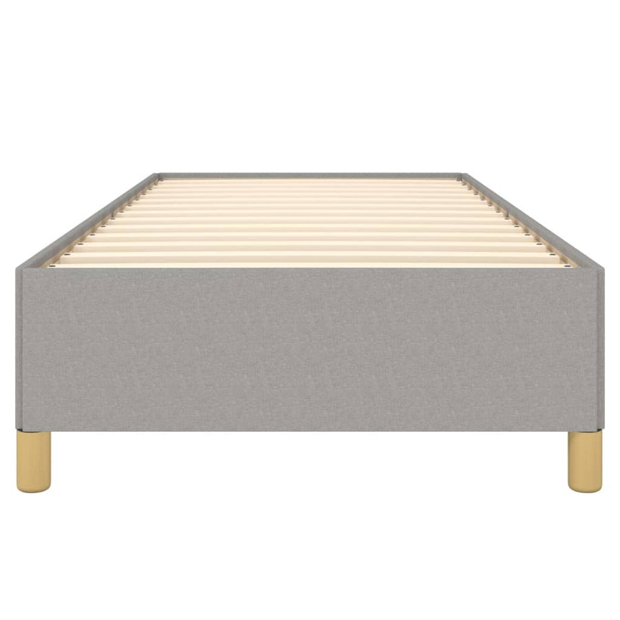 Bedframe Stof Lichtgrijs 100 x 200 cm 35 cm