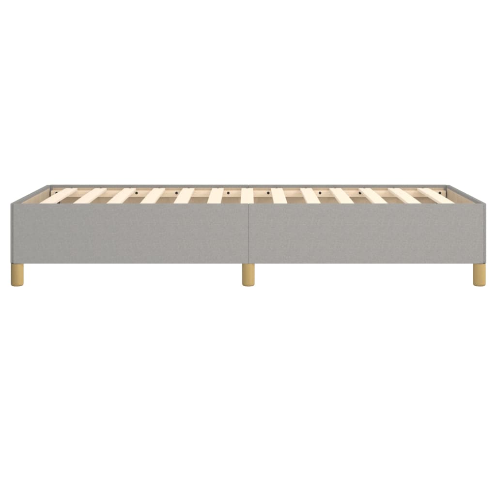 Bedframe Stof Lichtgrijs 100 x 200 cm 35 cm