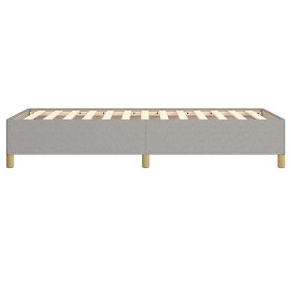 Bedframe Stof Lichtgrijs 100 x 200 cm 35 cm