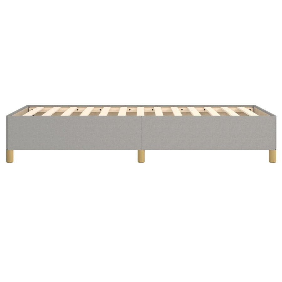 Bedframe Stof Lichtgrijs 100 x 200 cm 35 cm