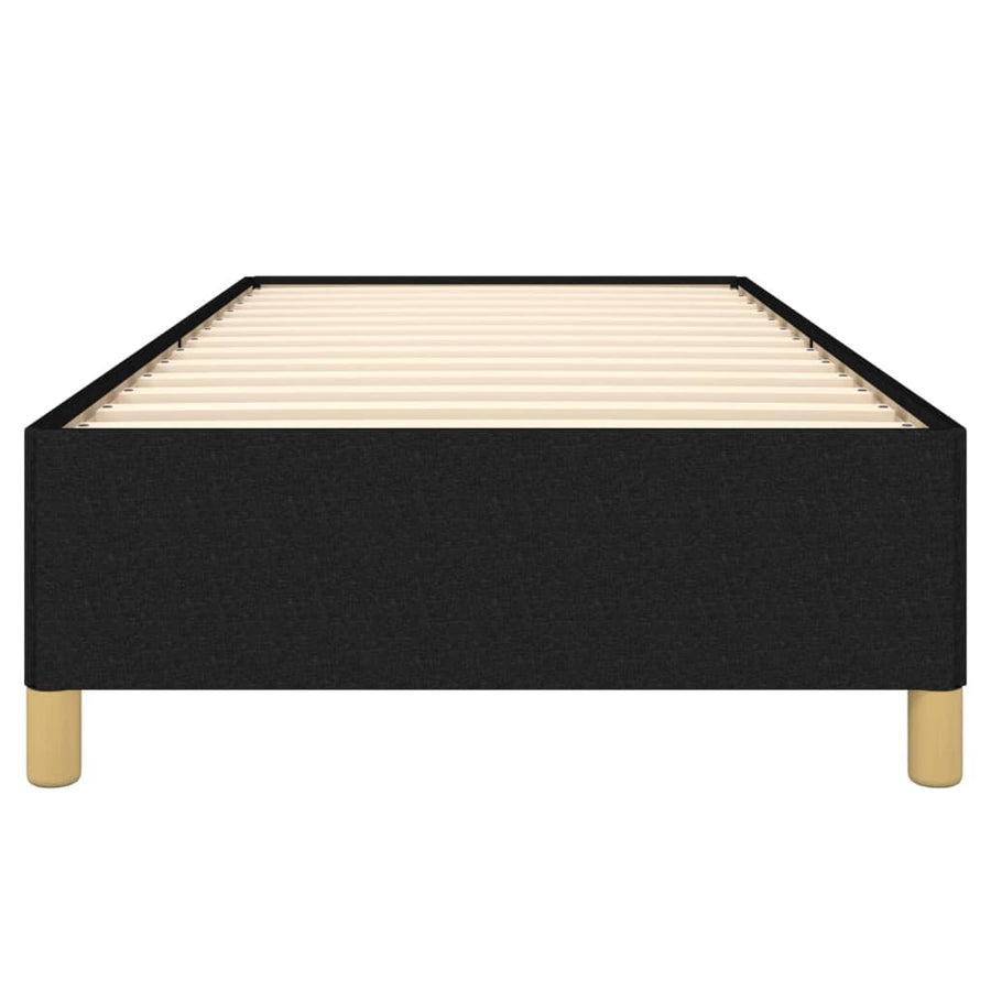 Bedframe Stof Zwart 100 x 200 cm 35 cm