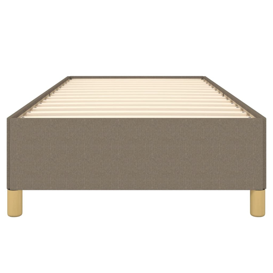 Bedframe stof taupe 100x200 cm 100 x 200 cm 35 cm