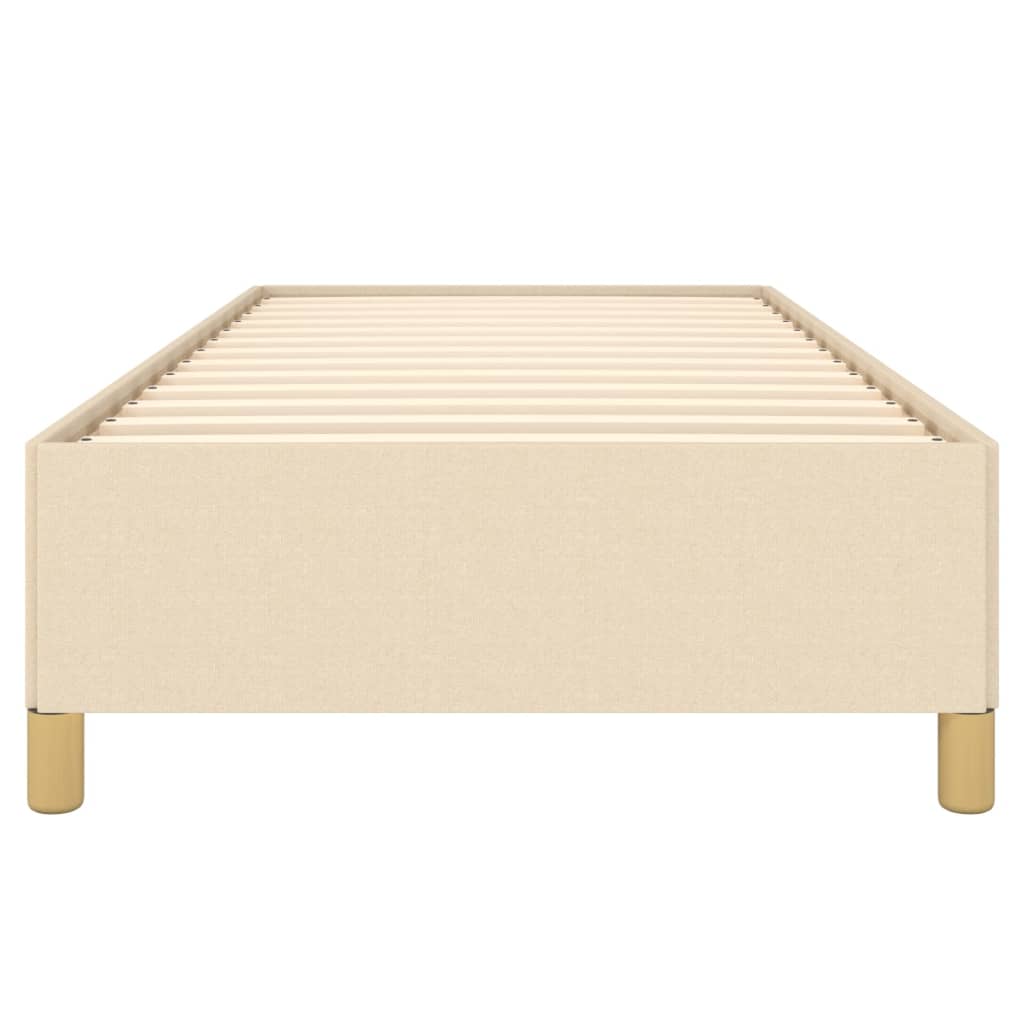 Bedframe Stof Kleurig Crème 100 x 200 cm 35 cm