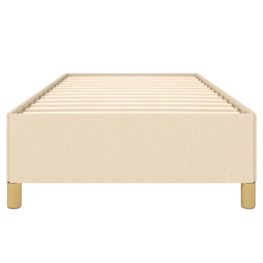 Bedframe Stof Kleurig Crème 100 x 200 cm 35 cm