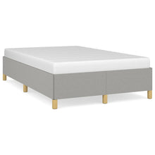 Bedframe Stof Lichtgrijs 120 x 200 cm 35 cm