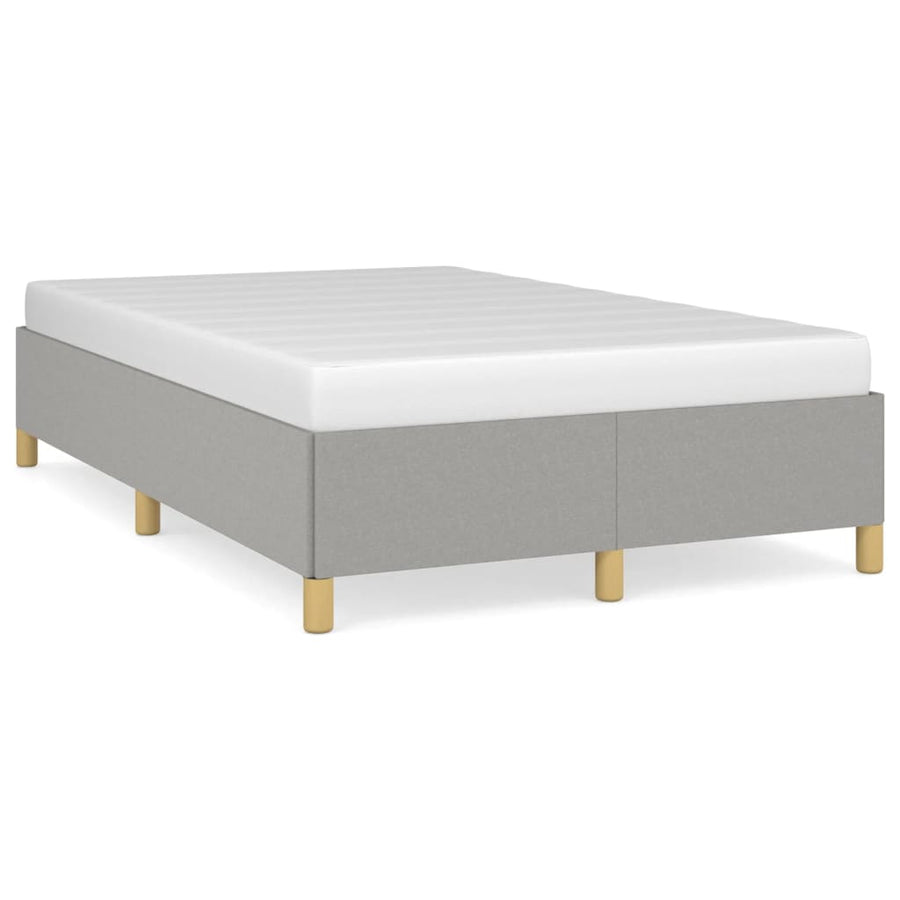 Bedframe Stof Lichtgrijs 120 x 200 cm 35 cm