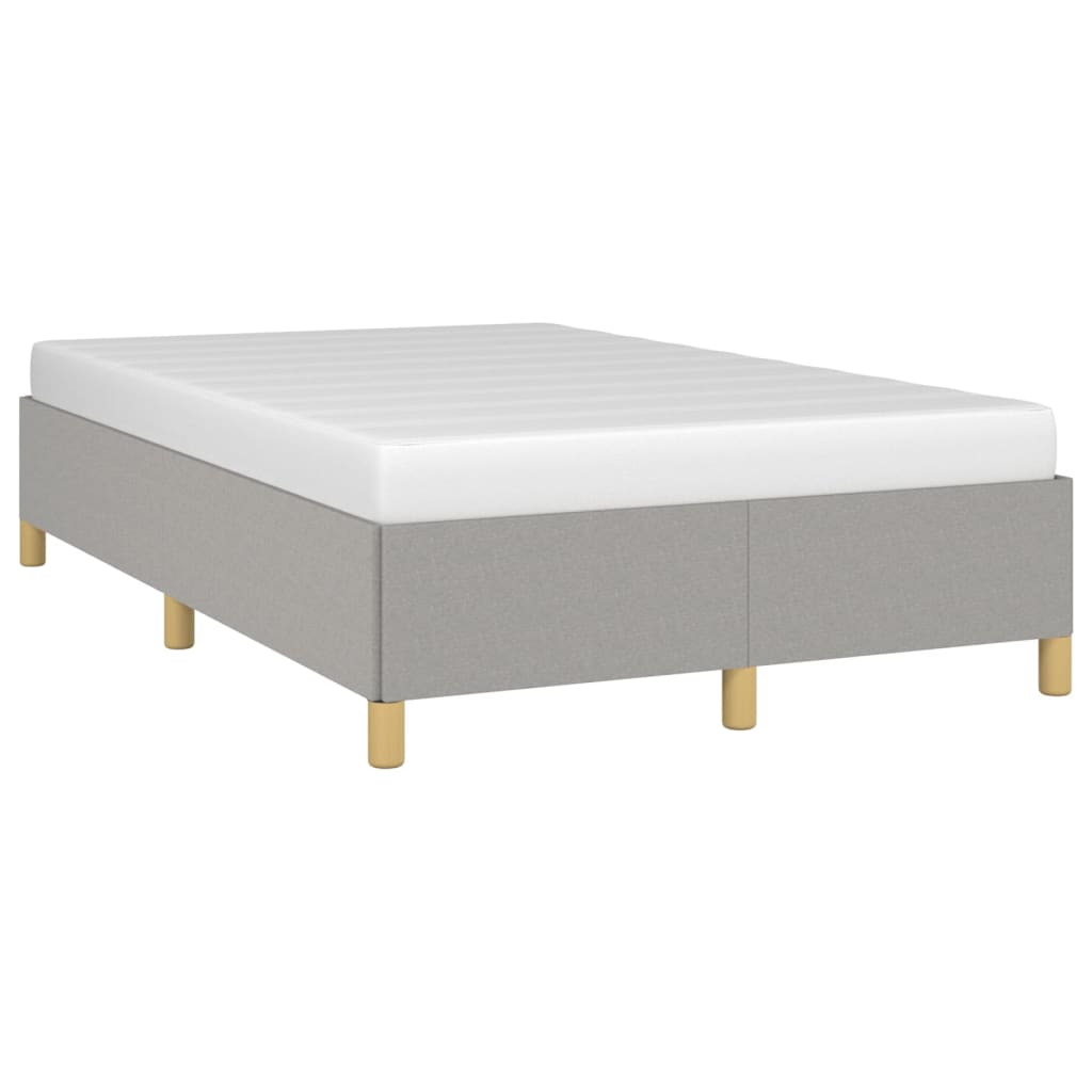 Bedframe Stof Lichtgrijs 120 x 200 cm 35 cm