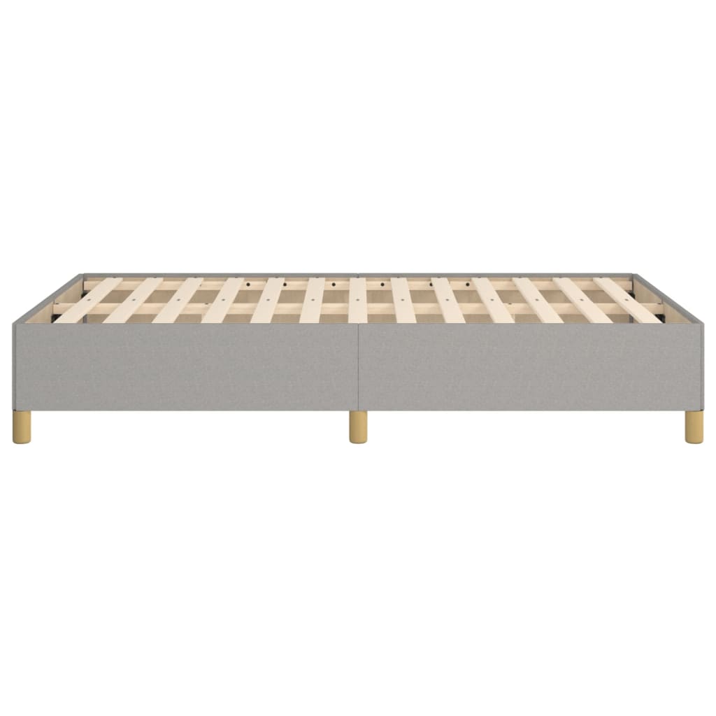 Bedframe Stof Lichtgrijs 120 x 200 cm 35 cm