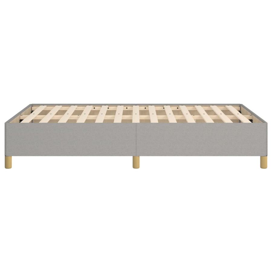 Bedframe Stof Lichtgrijs 120 x 200 cm 35 cm