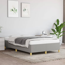 Bedframe Stof Lichtgrijs 120 x 200 cm 35 cm