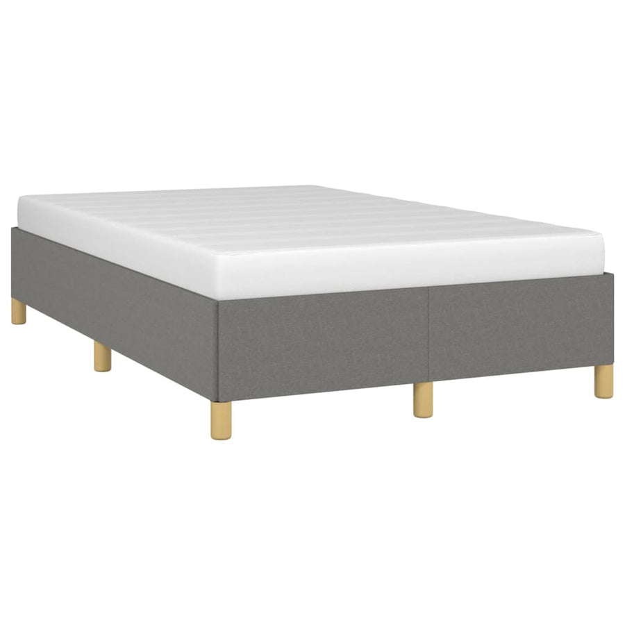 Bedframe Stof Donkergrijs 120 x 200 cm 35 cm