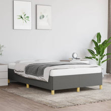 Bedframe Stof Donkergrijs 120 x 200 cm 35 cm