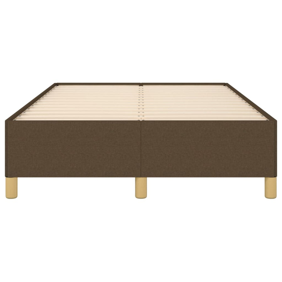 Bedframe stof donkerbruin 120x200 cm 120 x 200 cm 35 cm
