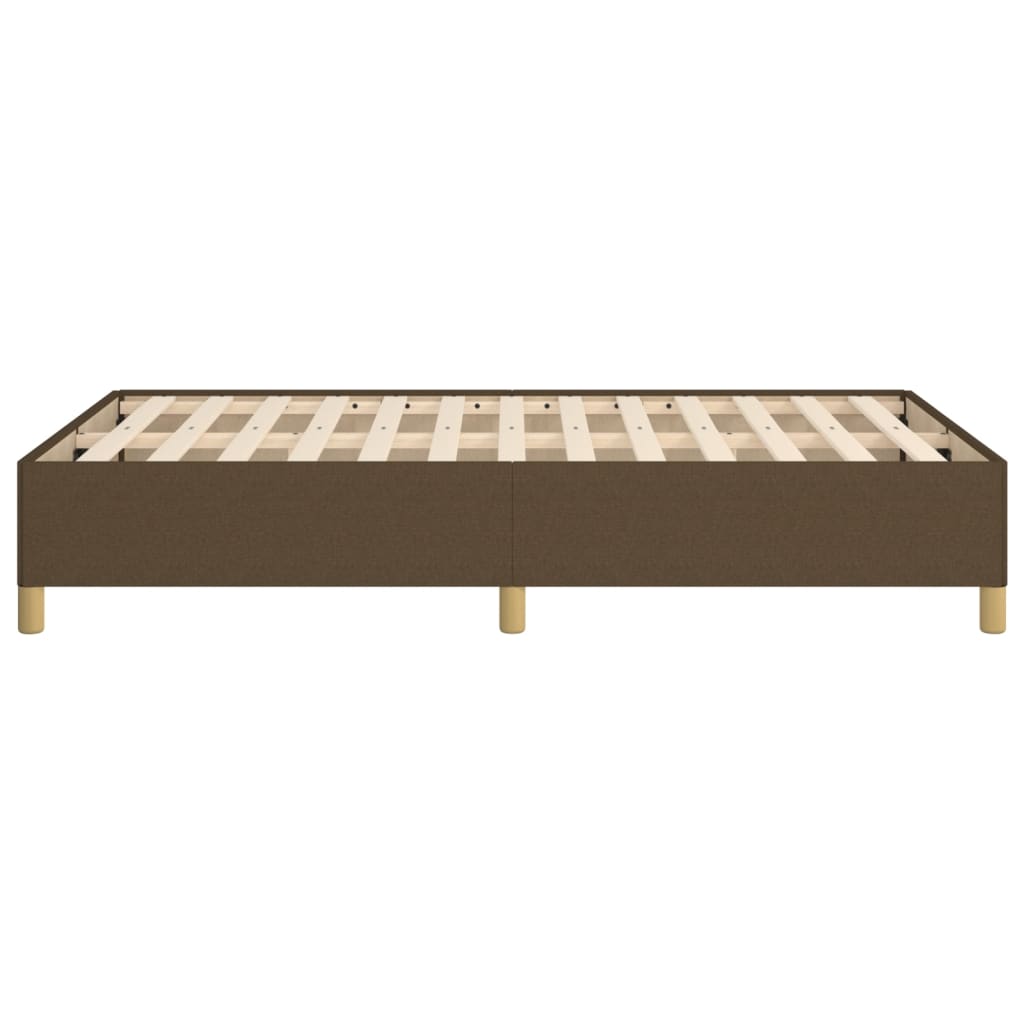 Bedframe stof donkerbruin 120x200 cm 120 x 200 cm 35 cm