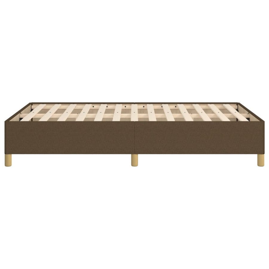 Bedframe stof donkerbruin 120x200 cm 120 x 200 cm 35 cm
