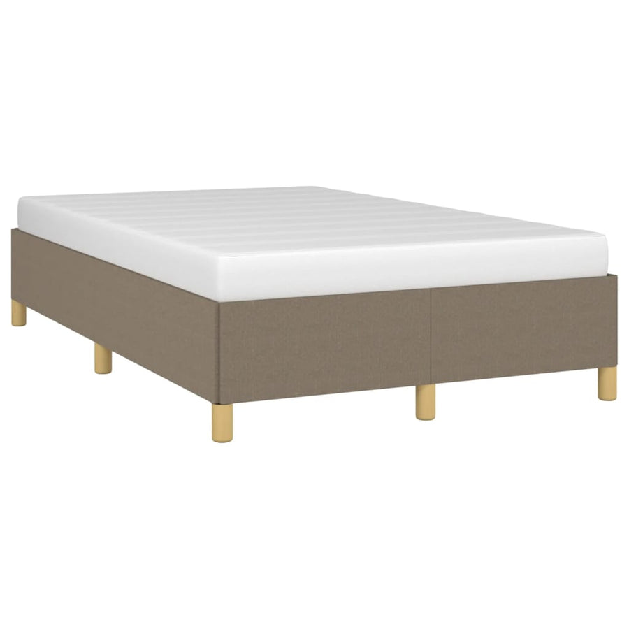 Bedframe stof taupe 120x200 cm 120 x 200 cm 35 cm