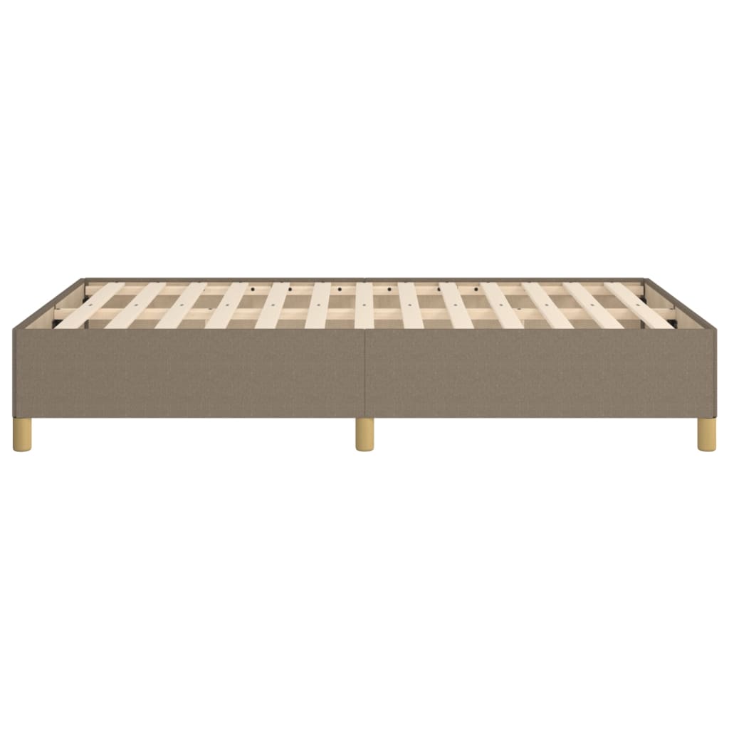 Bedframe stof taupe 120x200 cm 120 x 200 cm 35 cm