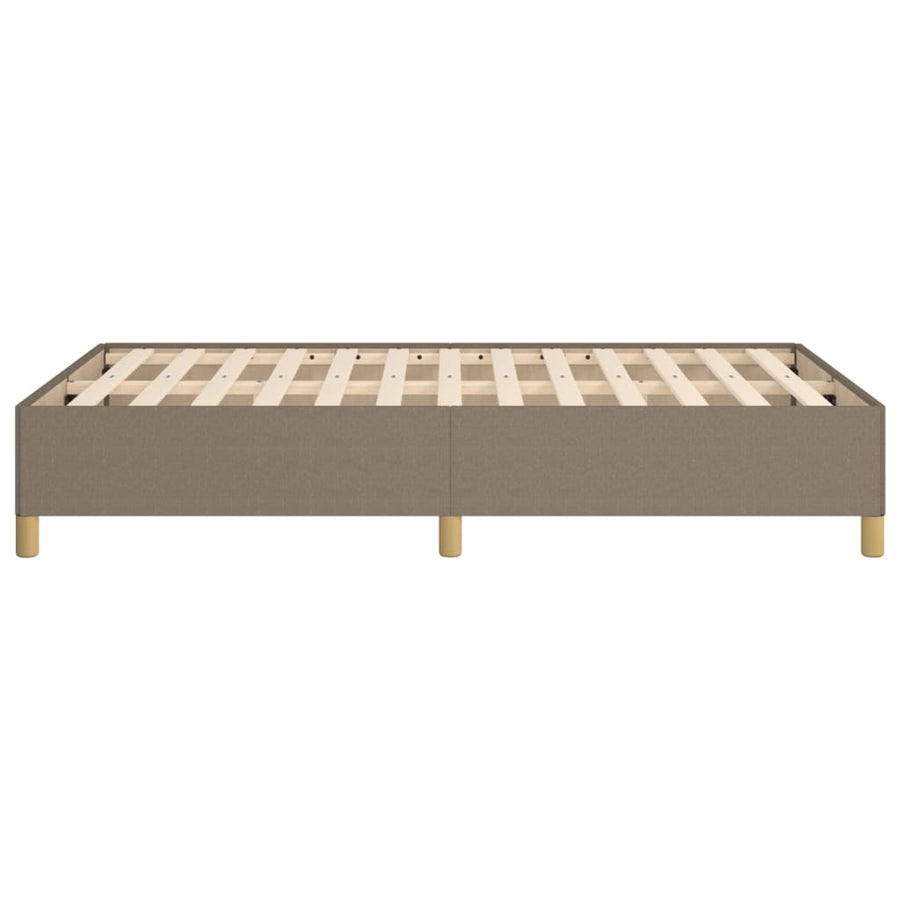Bedframe stof taupe 120x200 cm 120 x 200 cm 35 cm
