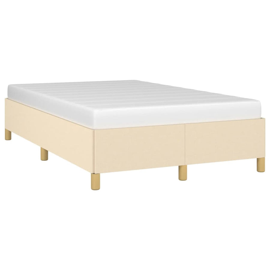 Bedframe Stof Kleurig Crème 120 x 200 cm 35 cm