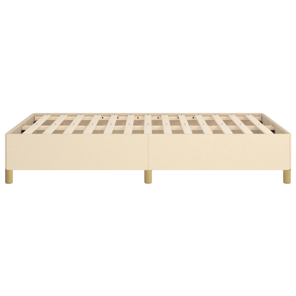 Bedframe Stof Kleurig Crème 120 x 200 cm 35 cm