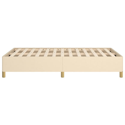 Bedframe Stof Kleurig Crème 120 x 200 cm 35 cm
