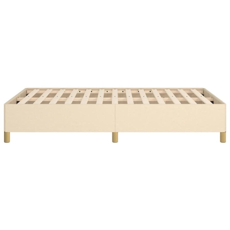 Bedframe Stof Kleurig Crème 120 x 200 cm 35 cm