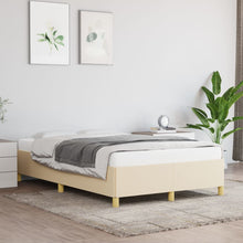 Bedframe Stof Kleurig Crème 120 x 200 cm 35 cm