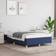 Bedframe Stof Blauw 120 x 200 cm 35 cm
