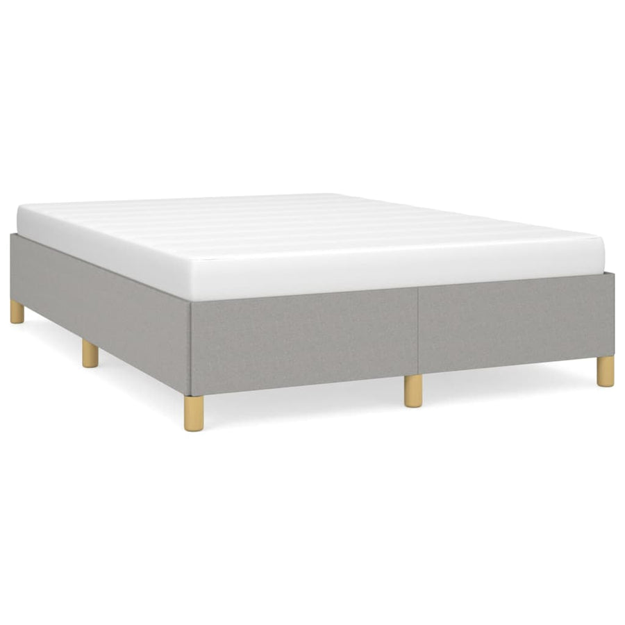 Bedframe Stof Lichtgrijs 140 x 190 cm 35 cm