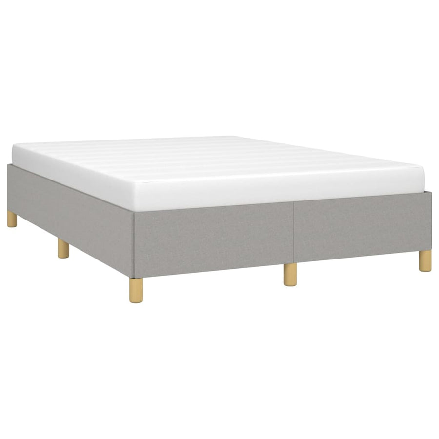 Bedframe Stof Lichtgrijs 140 x 190 cm 35 cm