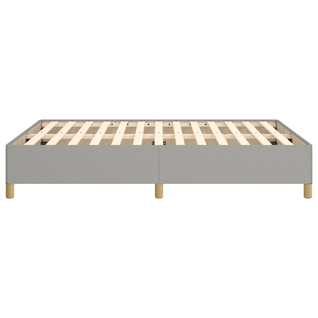 Bedframe Stof Lichtgrijs 140 x 190 cm 35 cm