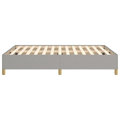 Bedframe Stof Lichtgrijs 140 x 190 cm 35 cm