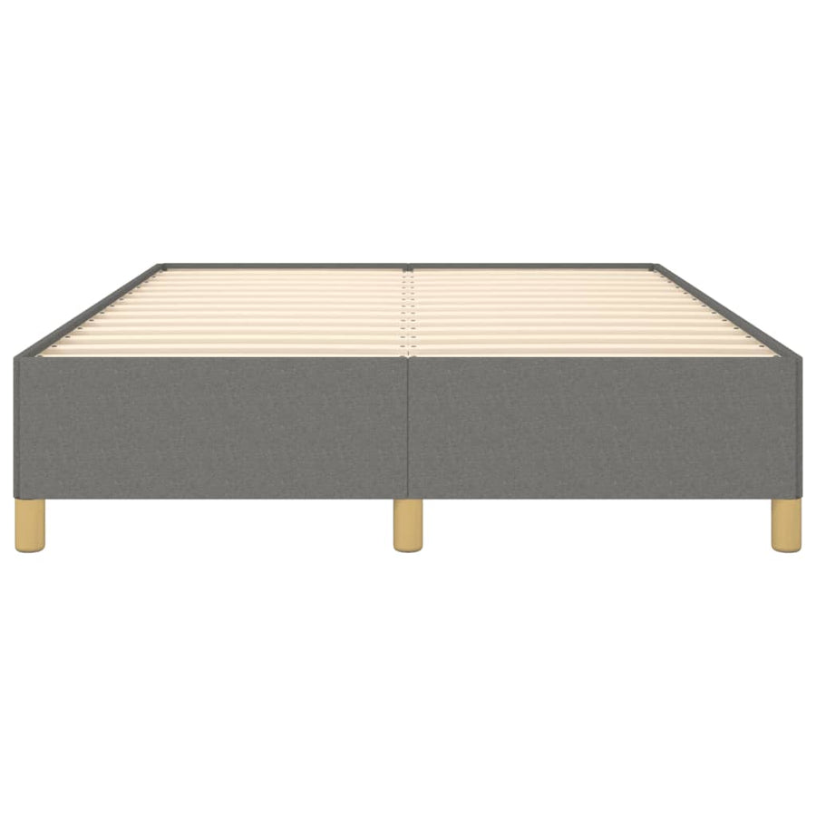 Bedframe Stof Donkergrijs 140 x 190 cm 35 cm