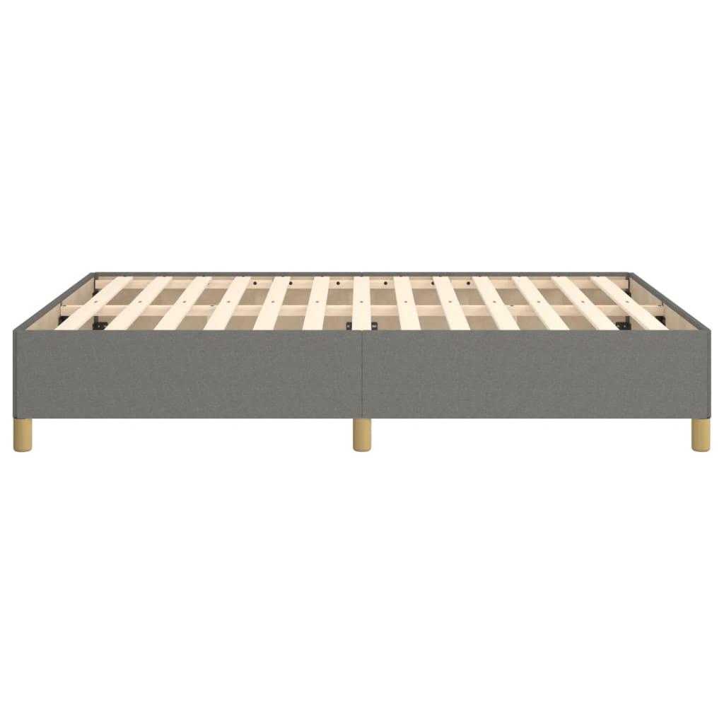 Bedframe Stof Donkergrijs 140 x 190 cm 35 cm