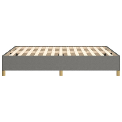 Bedframe Stof Donkergrijs 140 x 190 cm 35 cm
